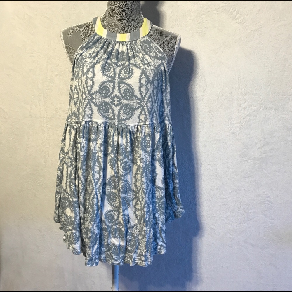 Free People Bohemian style sleeveless top